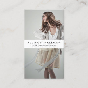 Actors and Models Headshot No. 2 Business Card