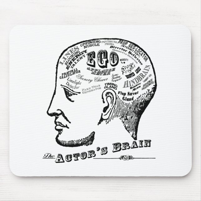 Actor's Brain Mousepad (Front)