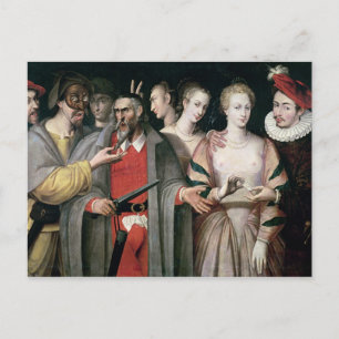 Actors of the Commedia dell'Arte Postcard