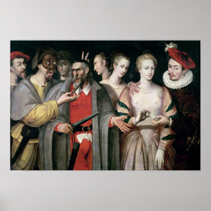 Actors of the Commedia dell'Arte Poster
