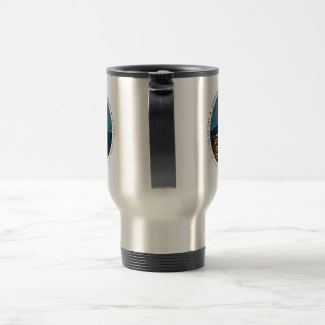 ACTPol CMB Logo Travel Mug (Handle)