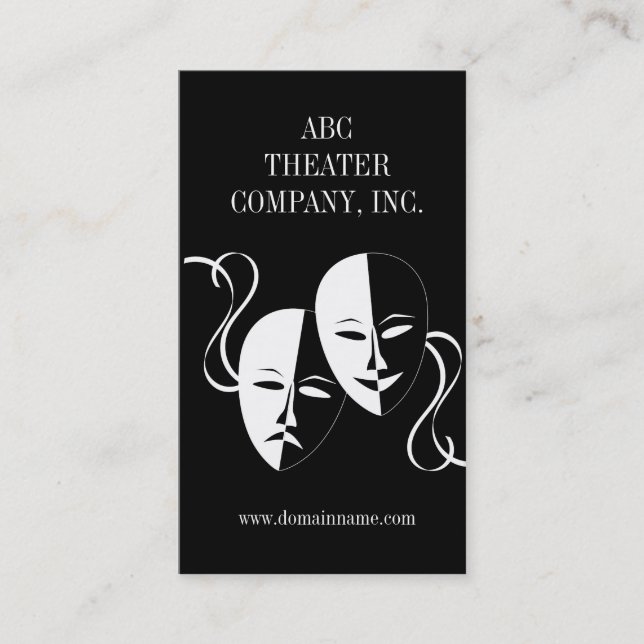 Actress / Actor / Theatre Performer Business Card (Front)