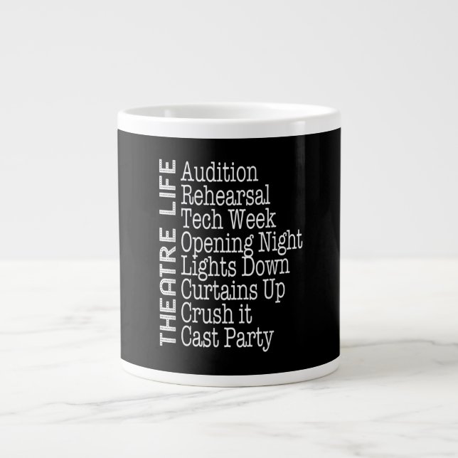 Actress  Broadway Actor  Musical Lover Acting Large Coffee Mug (Front)