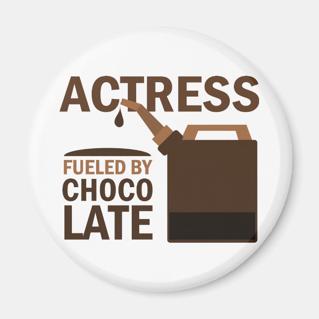 Actress Gift Chocolate Magnet (Front)