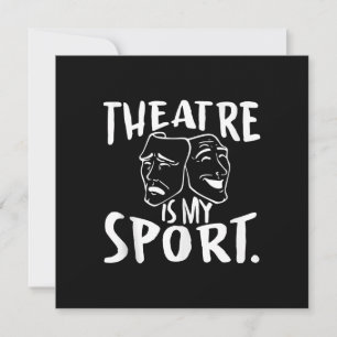 Actress Is My Sport Acter Actor Musical Broadway Thank You Card