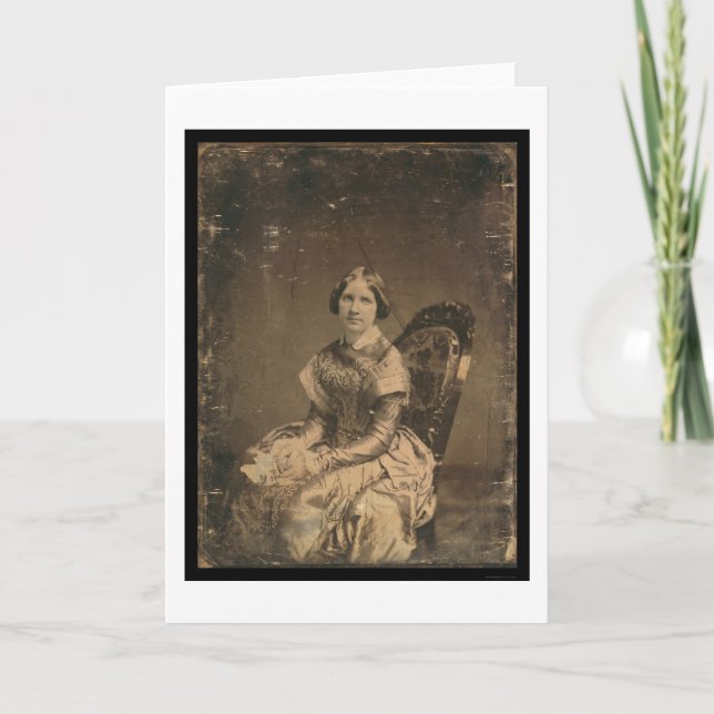 Actress Jenny Lind Daguerreotype 1848 Card (Front)