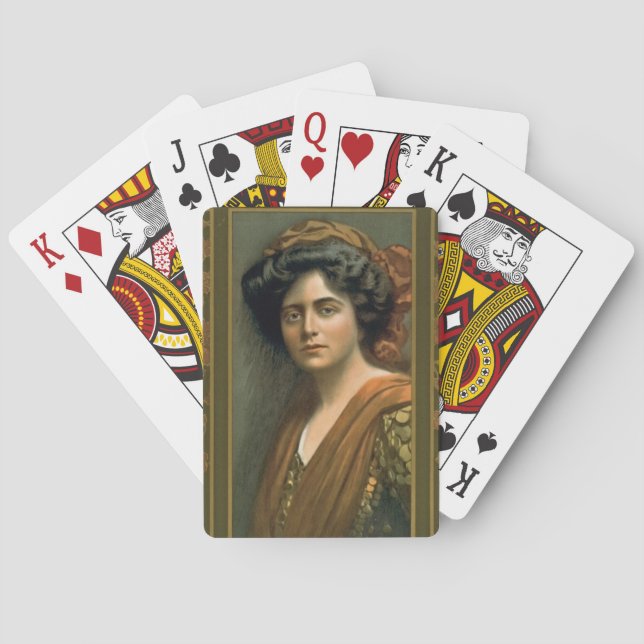 Actress Maxine Elliott 1905 Playing Cards (Back)