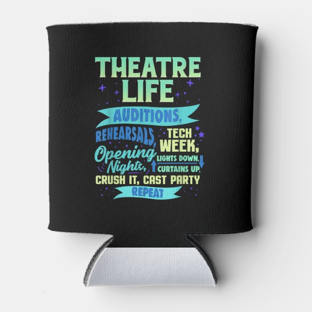 Actress Nerd Actor  Musical Acter Spian Can Cooler (Front)