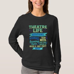 Actress Nerd Actor  Musical Acter Spian T-Shirt
