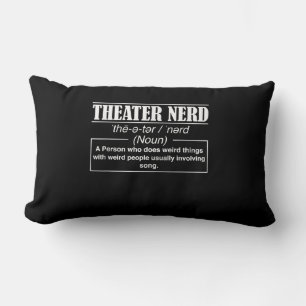 Actress Nerd Definition Stage Acter Lovers Actor Lumbar Pillow