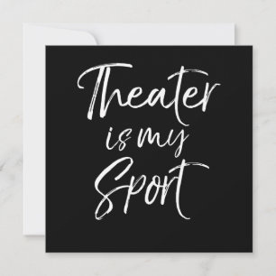 Actress Quote Actors Acting Acter Is My Sport Thank You Card