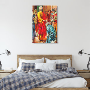 Acts 19:1-7 Receiving the Holy Spirit Canvas Print