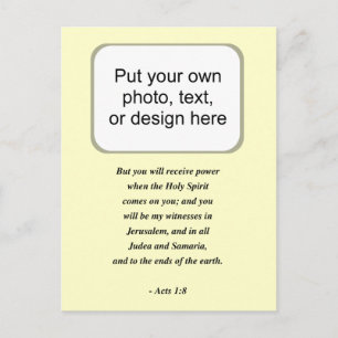 ACTS 1:8 POSTCARD