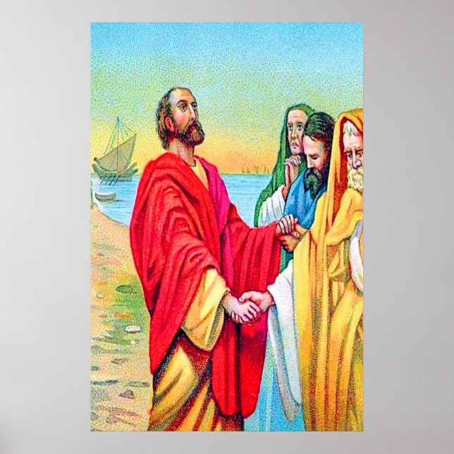 Acts 20:17-38  Encouragement and Warning poste Poster (Front)