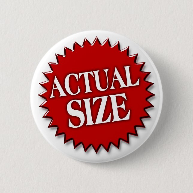 Actual Size 2 Inch Round Button (Front)