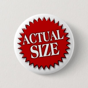Actual Size 2 Inch Round Button