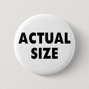 Actual Size 2 Inch Round Button