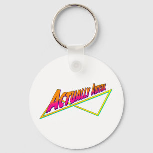Actually Autistic keychain