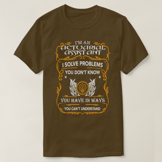 ACTUARIAL ASSISTANT Classic TShirt (Design Front)