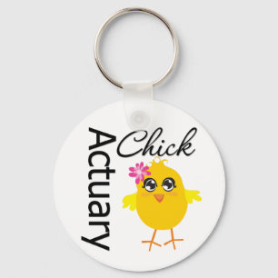 Actuary Chick Keychain