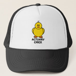 Actuary Chick Trucker Hat
