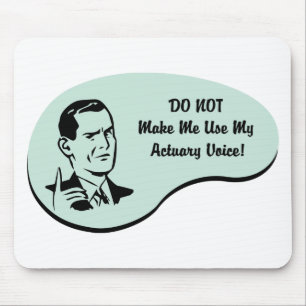 Actuary Voice Mouse Pad