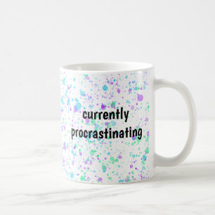Actuellement en train de procrastiner - Mug drôle