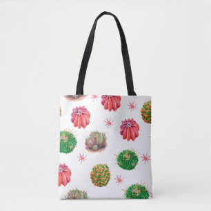?actus seamless floral pattern background, wallpap tote bag