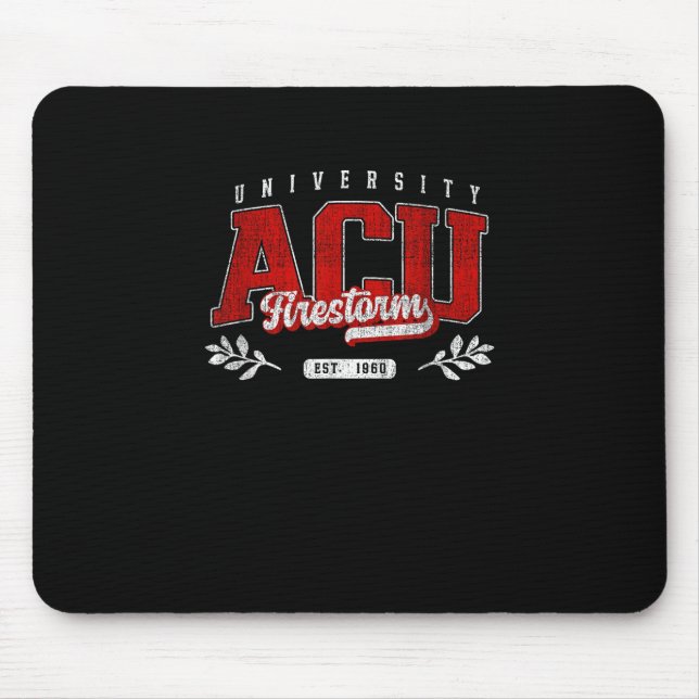 Acu Arch Firestorm Of Technology Arch Retro For Me Mouse Pad (Front)