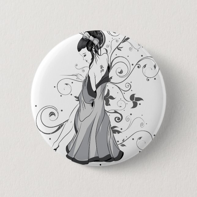 ACU DOLL 2 INCH ROUND BUTTON (Front)