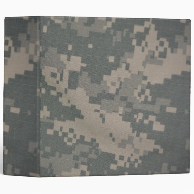 Acu Pattern Camouflage Troops Digital Art Peace Binder (Front/Spine)