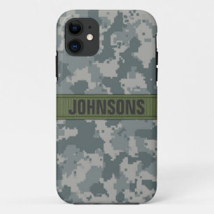 ACU Style Camo Personalized iPhone 11 Case