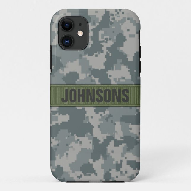 ACU Style Camo Personalized Case-Mate iPhone Case (Back)