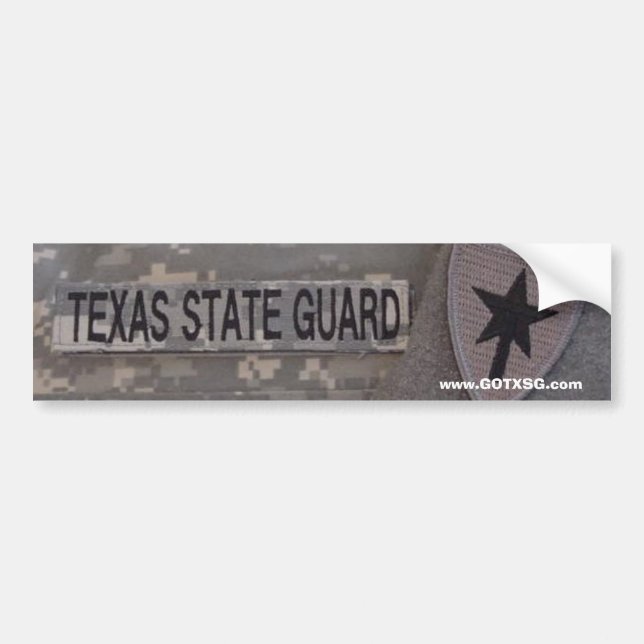 ACU uniform www.GOTXSG.com Bumper Sticker (Front)