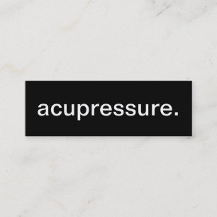 Acupressure Business Card