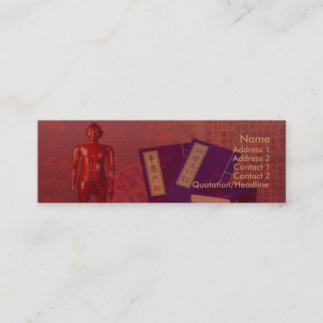 Acupuncture Business Card (Front)