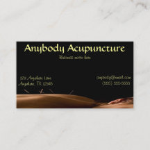 Acupuncture Business Card