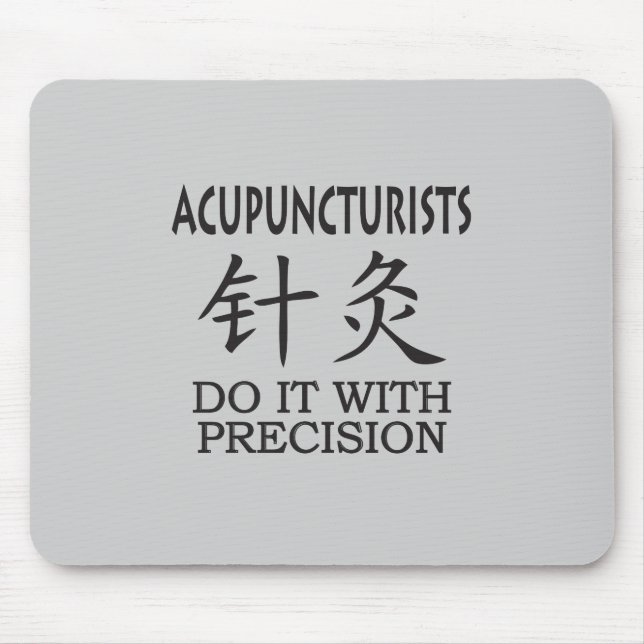 Acupuncture humour mouse pad (Front)
