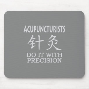 Acupuncture humour mouse pad