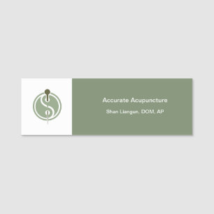 Acupuncture Integrative Medicine Name Tags