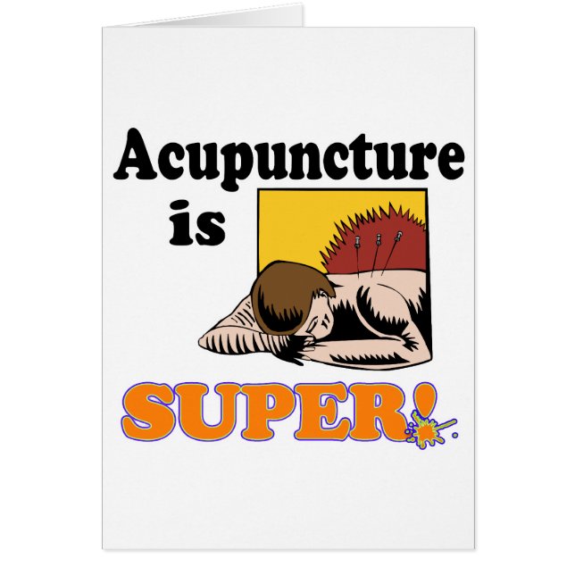 acupuncture is super (Front)