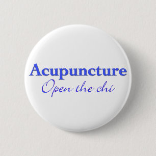Acupuncture - Open the chi 2 Inch Round Button