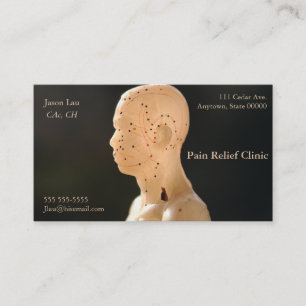 Acupuncture profile business card