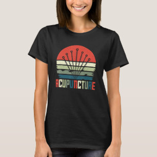 Acupuncture Retro Style Vintage Acupressure Acupun T-Shirt