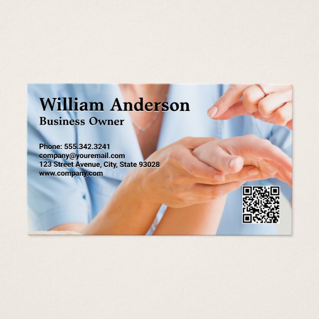 Acupuncture Session | QR Code (Front)
