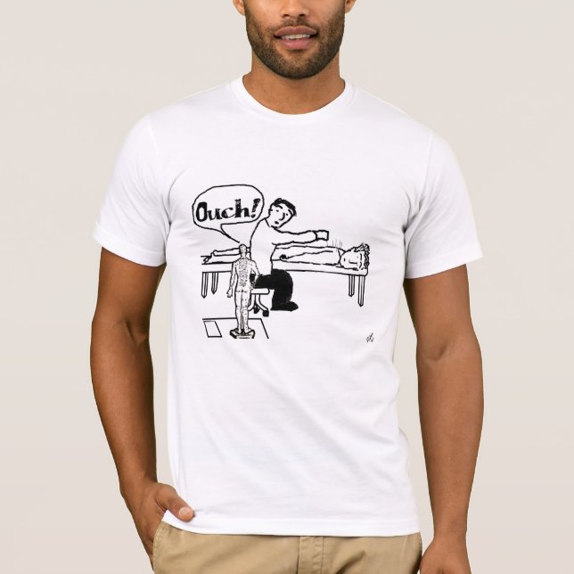 Acupuncture t-shirt comic (Front)