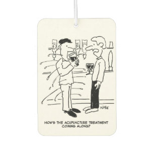 Acupuncture Treatment Cartoon Air Freshener