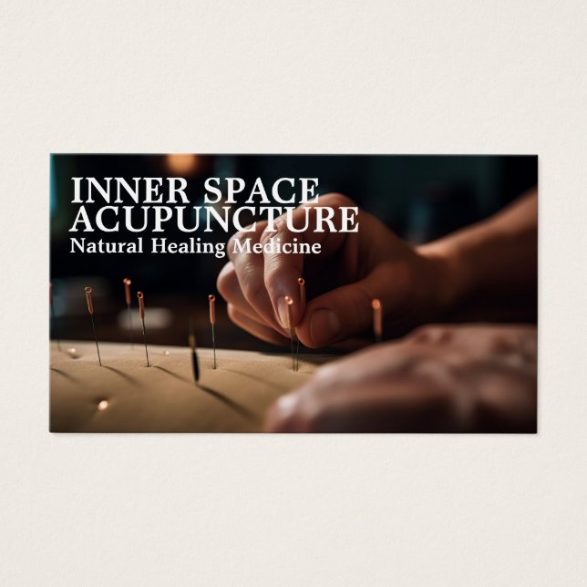 Acupuncturist Working on Client (Front)