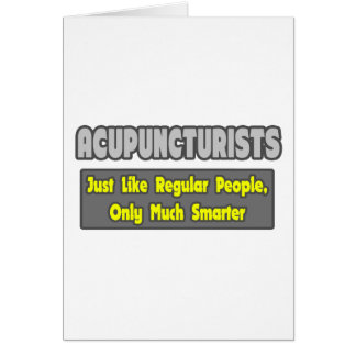 Acupuncturists .. Smarter