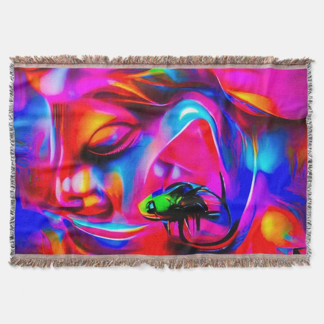 Acusticophobia 2 throw blanket (Front)